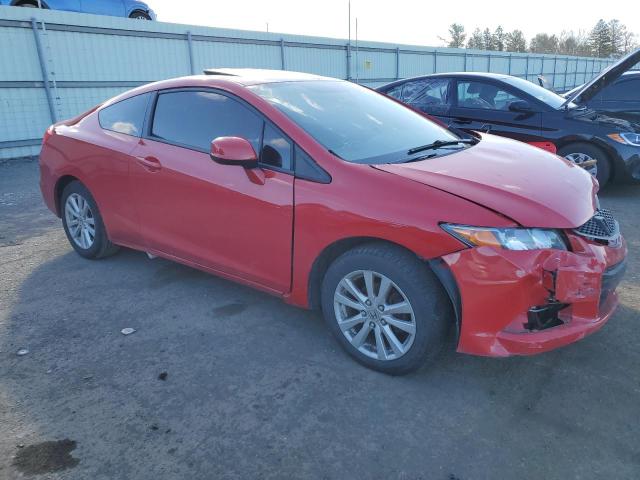 2HGFG3B03CH525902 - 2012 HONDA CIVIC EXL წითელი ფოტო 4
