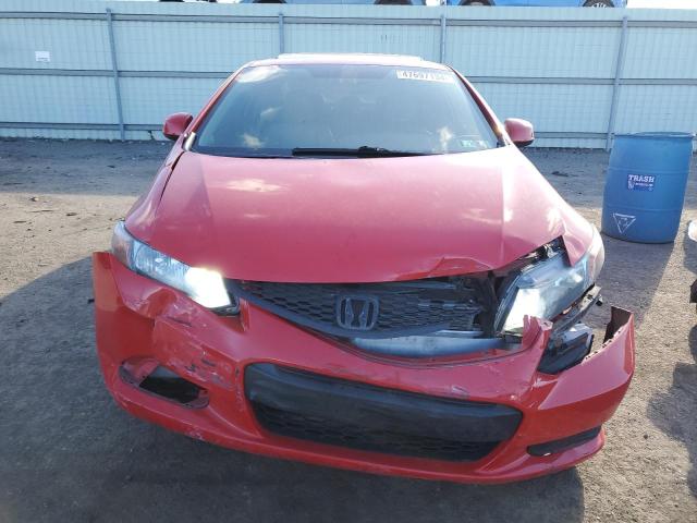 2HGFG3B03CH525902 - 2012 HONDA CIVIC EXL წითელი ფოტო 5