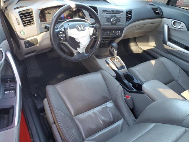 2HGFG3B03CH525902 - 2012 HONDA CIVIC EXL წითელი ფოტო 8