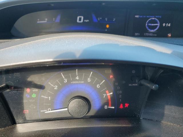 2HGFG3B03CH525902 - 2012 HONDA CIVIC EXL წითელი ფოტო 9