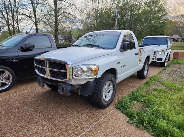 1D7HA16268J191935 - 2008 DODGE RAM 1500 ST WHITE photo 2