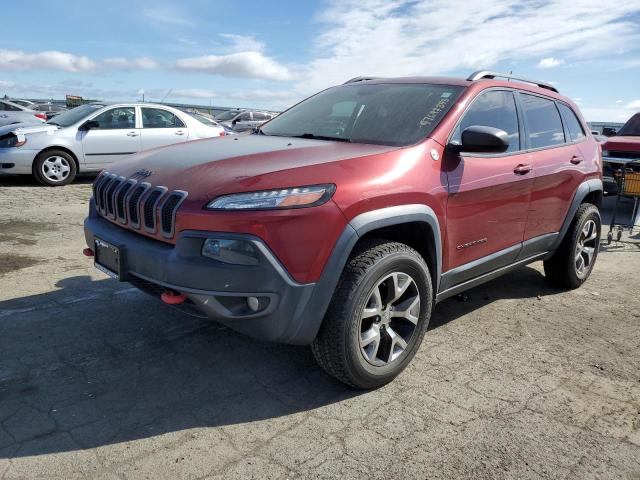 1C4PJMBS5FW575752 - 2015 JEEP CHEROKEE TRAILHAWK ბურგუნდია ფოტო 1