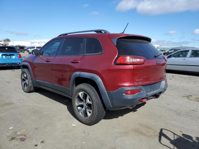 1C4PJMBS5FW575752 - 2015 JEEP CHEROKEE TRAILHAWK ბურგუნდია ფოტო 2