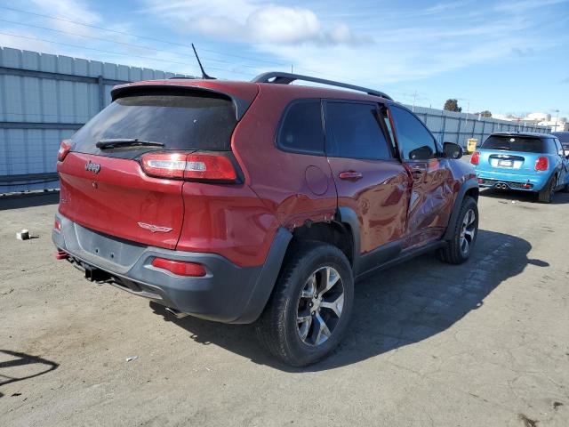 1C4PJMBS5FW575752 - 2015 JEEP CHEROKEE TRAILHAWK ბურგუნდია ფოტო 3