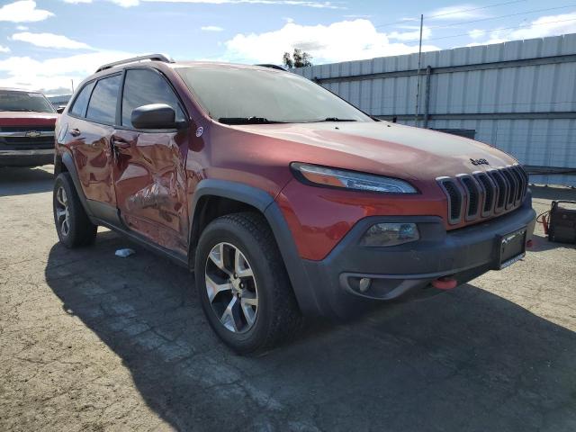 1C4PJMBS5FW575752 - 2015 JEEP CHEROKEE TRAILHAWK ბურგუნდია ფოტო 4
