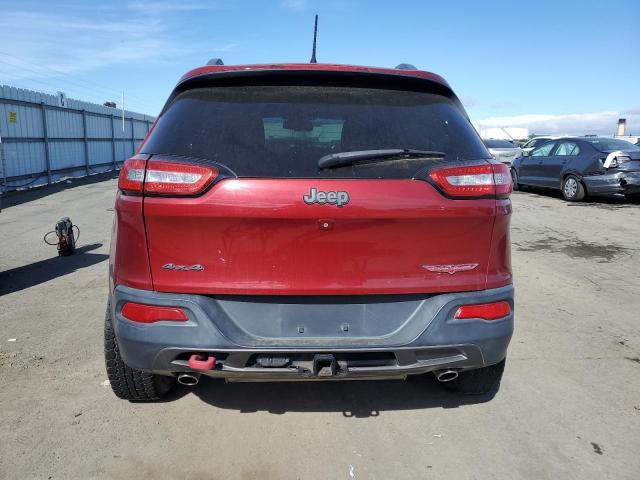 1C4PJMBS5FW575752 - 2015 JEEP CHEROKEE TRAILHAWK ბურგუნდია ფოტო 6