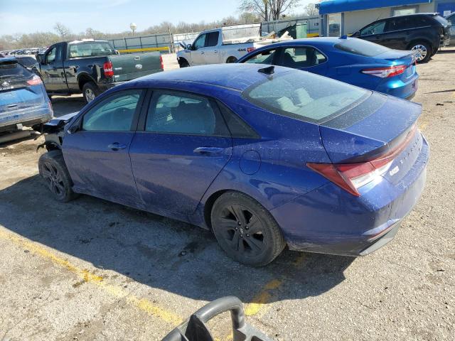 5NPLM4AG0PH091708 - 2023 HYUNDAI ELANTRA SEL BLUE photo 2