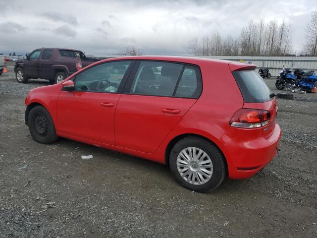 WVWDB7AJ9CW289019 - 2012 VOLKSWAGEN GOLF RED photo 2