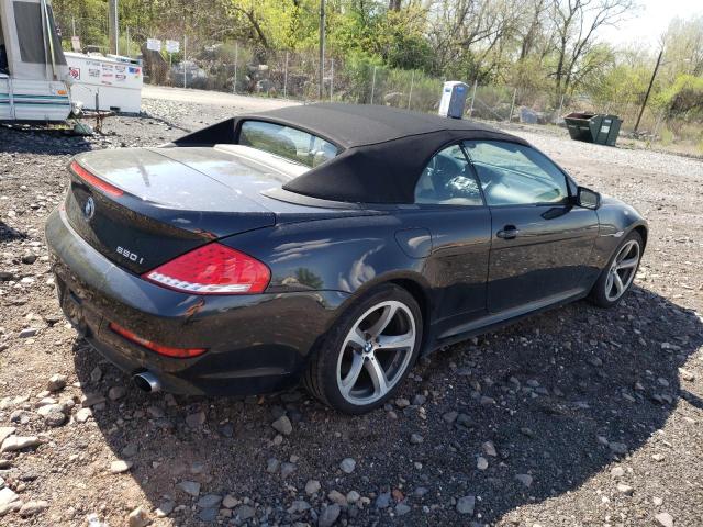 WBAEB53578CX61300 - 2008 BMW 650 I BLACK photo 3