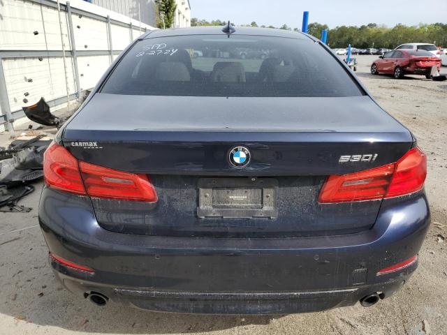 WBAJR3C04LCE44640 - 2020 BMW 530 I BLUE photo 6