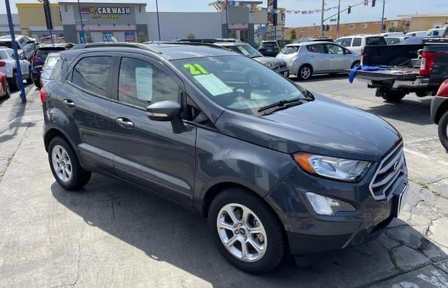 MAJ3S2GE2KC290513 - 2019 FORD ECOSPORT SE GRAY photo 1