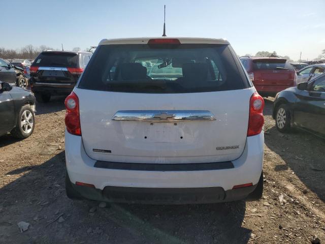 2GNALBEC4B1276383 - 2011 CHEVROLET EQUINOX LS WHITE photo 6