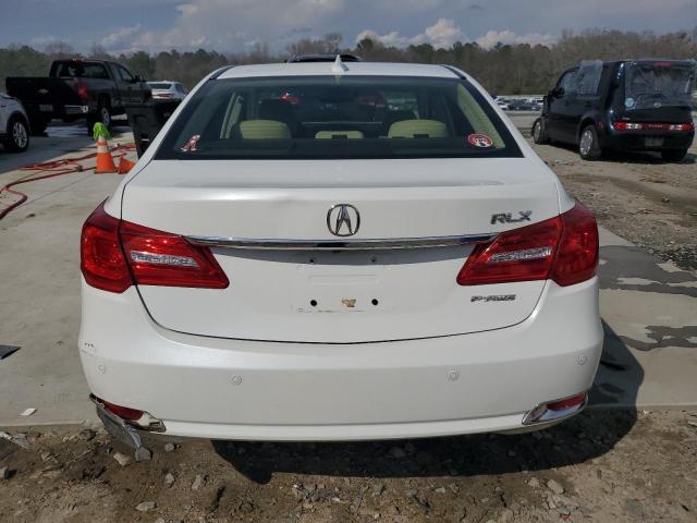 JH4KC1F97GC001245 - 2016 ACURA RLX ADVANCE WHITE photo 6