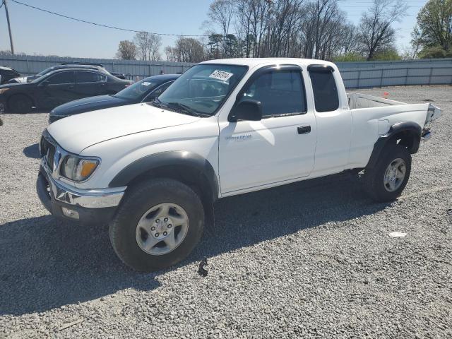 5TEWM72N62Z044796 - 2002 TOYOTA TACOMA XTRACAB WHITE photo 1