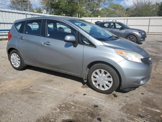 3N1CE2CP8EL375781 - 2014 NISSAN VERSA S GRAY photo 4