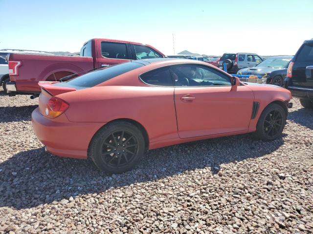 KMHHM65D83U099228 - 2003 HYUNDAI TIBURON RED photo 3