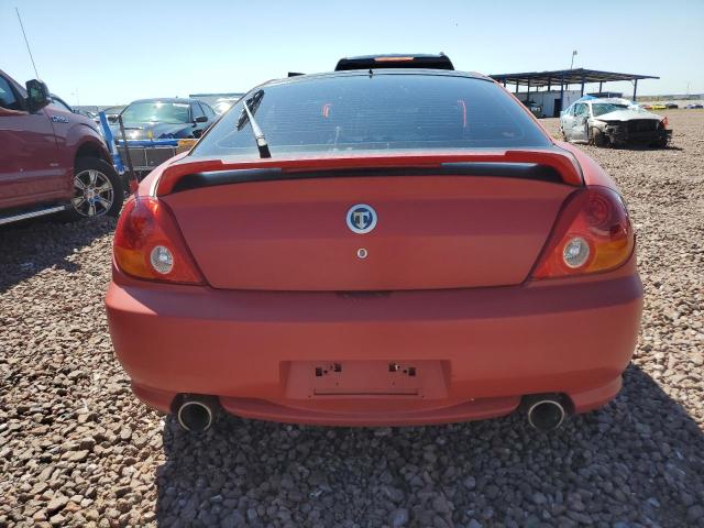 KMHHM65D83U099228 - 2003 HYUNDAI TIBURON RED photo 6