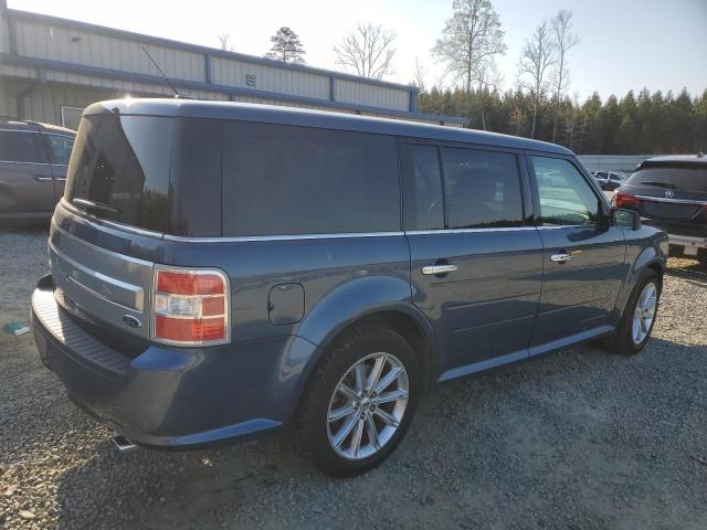 2FMGK5D88KBA07703 - 2019 FORD FLEX LIMITED BLUE photo 3