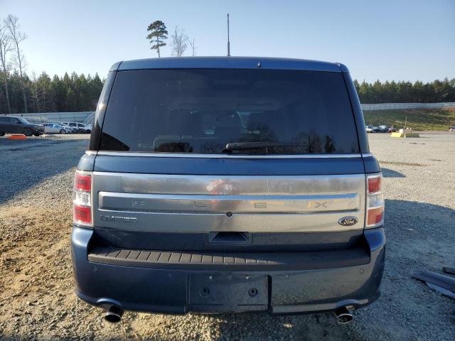 2FMGK5D88KBA07703 - 2019 FORD FLEX LIMITED BLUE photo 6