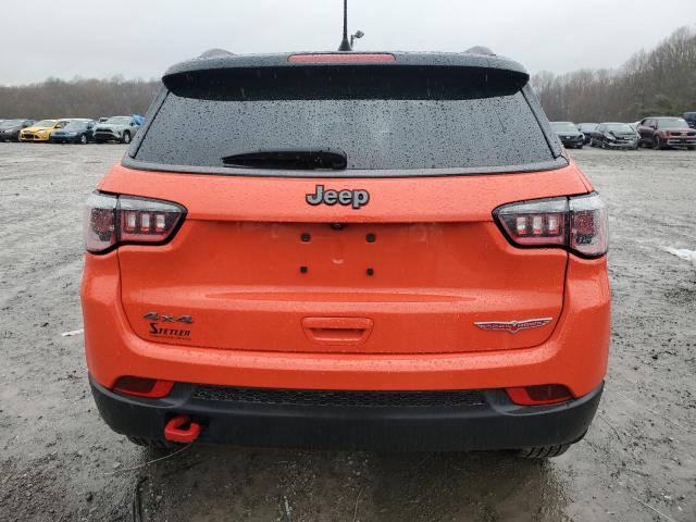 3C4NJDDBXHT641208 - 2017 JEEP COMPASS TRAILHAWK ORANGE photo 6