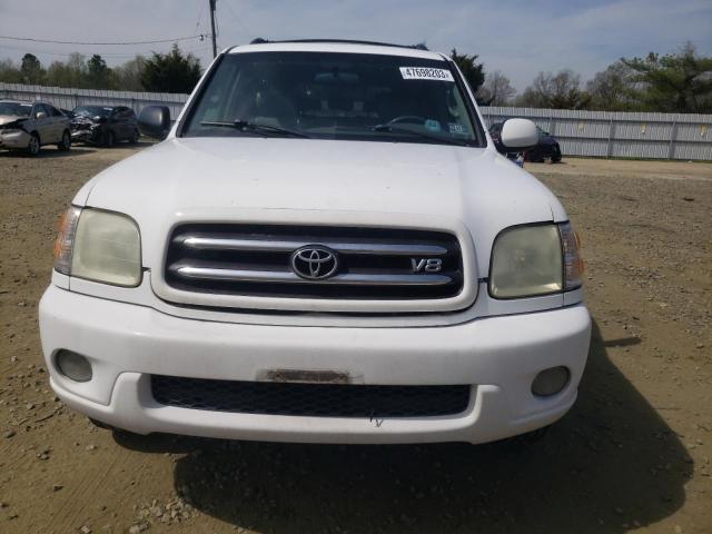 5TDBT48A92S062405 - 2002 TOYOTA SEQUOIA LIMITED WHITE photo 5