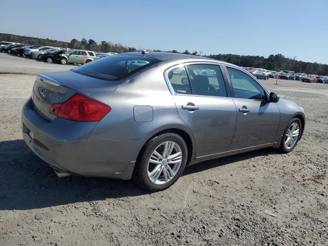 JN1CV6AP1CM936741 - 2012 INFINITI G37 BASE GRAY photo 3