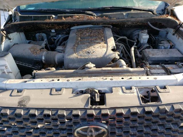 5TFRM5F12KX142157 - 2019 TOYOTA TUNDRA DOUBLE CAB SR/SR5 WHITE photo 11