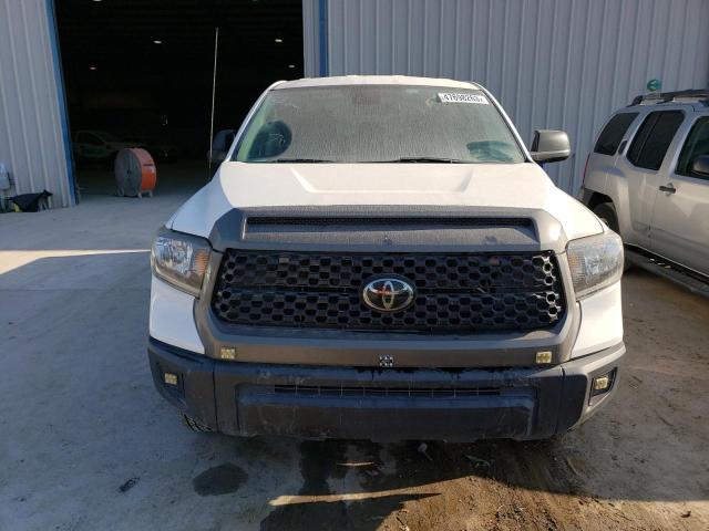 5TFRM5F12KX142157 - 2019 TOYOTA TUNDRA DOUBLE CAB SR/SR5 WHITE photo 5