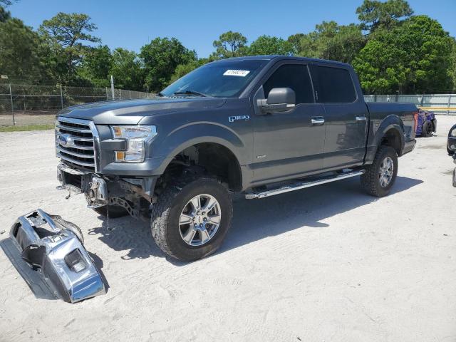 1FTEW1EPXGFB23487 - 2016 FORD F150 SUPERCREW GRAY photo 1