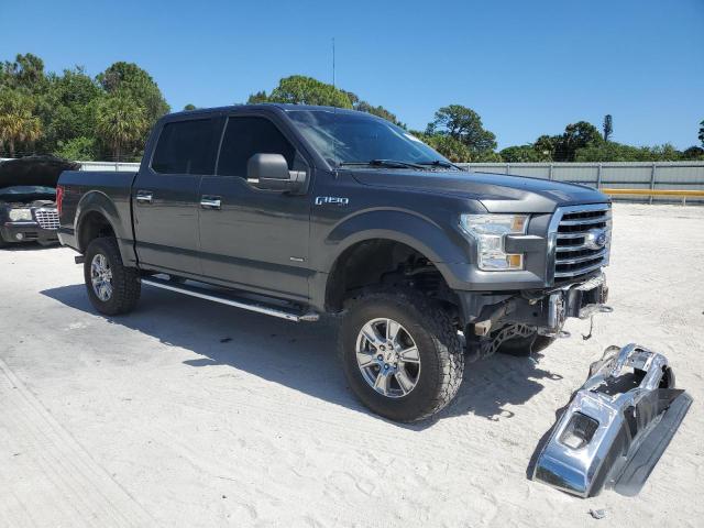 1FTEW1EPXGFB23487 - 2016 FORD F150 SUPERCREW GRAY photo 4