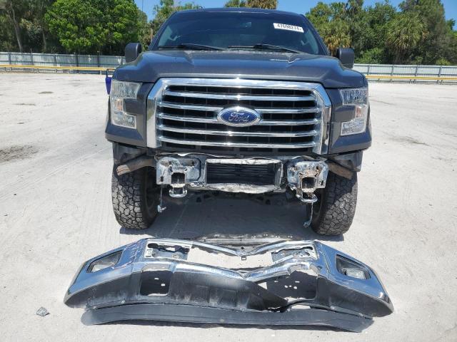 1FTEW1EPXGFB23487 - 2016 FORD F150 SUPERCREW GRAY photo 5