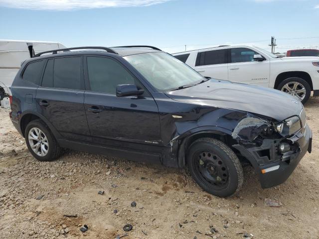 WBXPC93459WJ28823 - 2009 BMW X3 XDRIVE30I BLUE photo 4