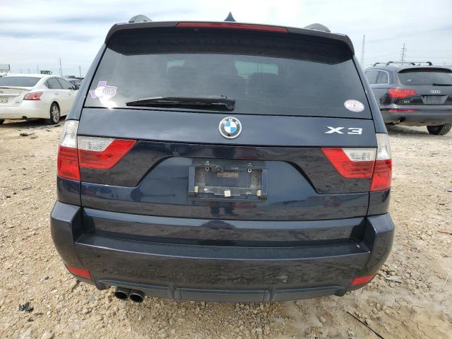 WBXPC93459WJ28823 - 2009 BMW X3 XDRIVE30I BLUE photo 6