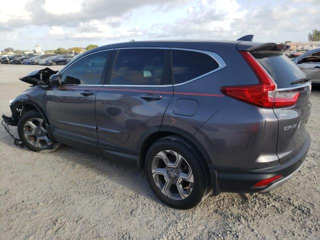 7FARW1H85JE020788 - 2018 HONDA CRV EXL GRAY photo 2