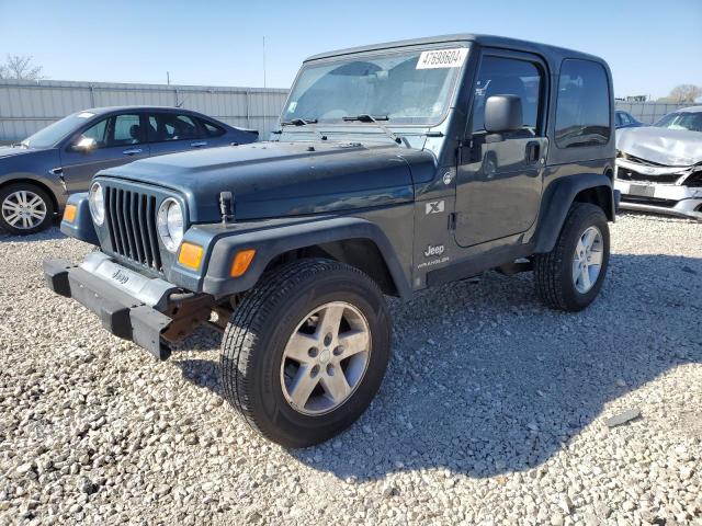 1J4FA39S56P734558 - 2006 JEEP WRANGLER X GREEN photo 1