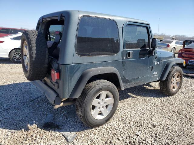 1J4FA39S56P734558 - 2006 JEEP WRANGLER X GREEN photo 3