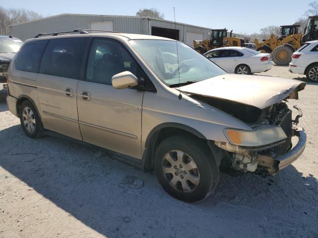 2HKRL18952H546399 - 2002 HONDA ODYSSEY EXL TAN photo 4