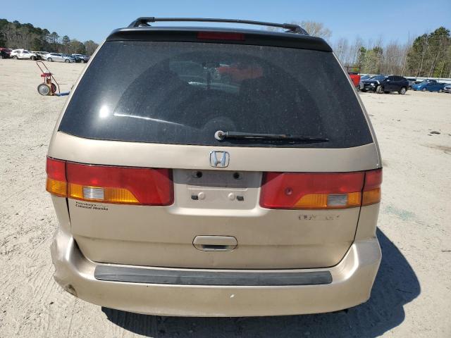 2HKRL18952H546399 - 2002 HONDA ODYSSEY EXL TAN photo 6