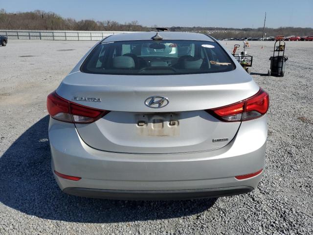 5NPDH4AE7FH636714 - 2015 HYUNDAI ELANTRA SE SILVER photo 6