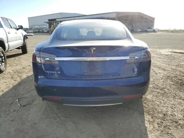 5YJSA1E15FF113885 - 2015 TESLA MODEL S BLUE photo 6