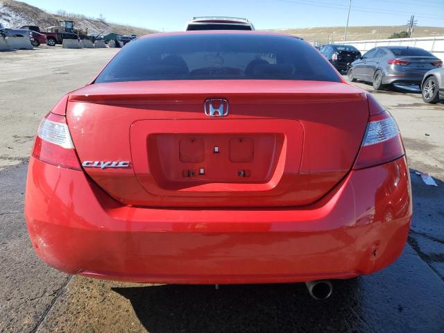 2HGFG12837H502670 - 2007 HONDA CIVIC EX RED photo 6