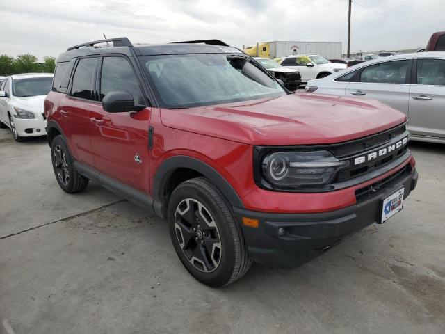 3FMCR9C65MRB03603 - 2021 FORD BRONCO SPO OUTER BANKS RED photo 4