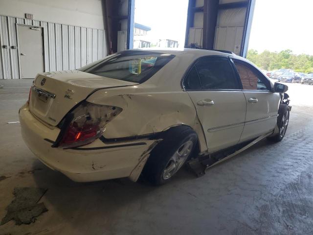 JH4KB166X7C004522 - 2007 ACURA RL WHITE photo 3