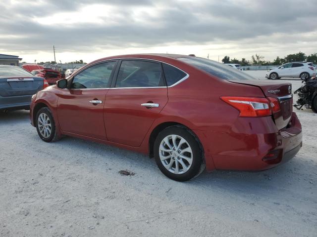 3N1AB7AP4KY238979 - 2019 NISSAN SENTRA S RED photo 2