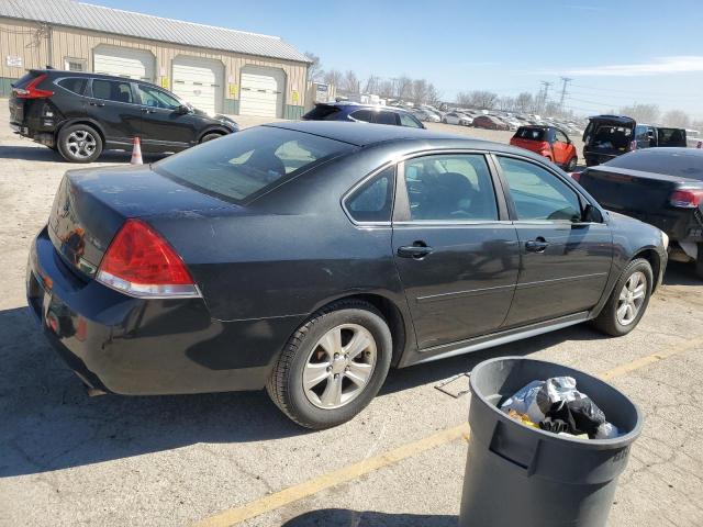 2G1WF5E38D1235595 - 2013 CHEVROLET IMPALA LS BLACK photo 3