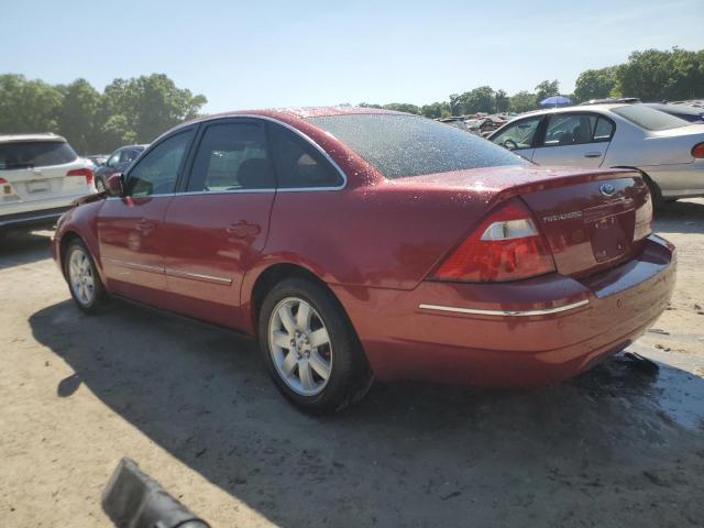 1FAFP24126G143803 - 2006 FORD FIVE HUNDR SEL RED photo 2