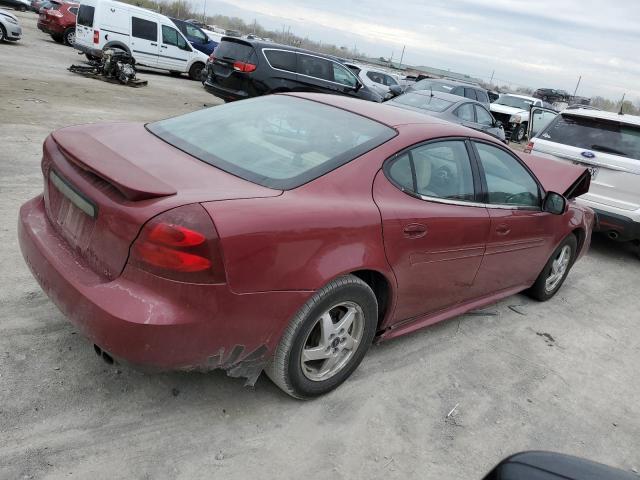 2G2WS522241244697 - 2004 PONTIAC GRAND PRIX GT2 ბურგუნდია ფოტო 3