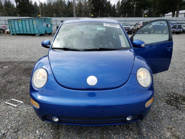 3VWCK21C33M436464 - 2003 VOLKSWAGEN NEW BEETLE GLS 蓝色 照片 5