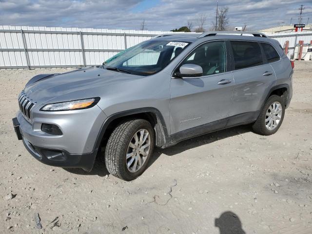 1C4PJLDS8EW134218 - 2014 JEEP CHEROKEE LIMITED GRAY photo 1