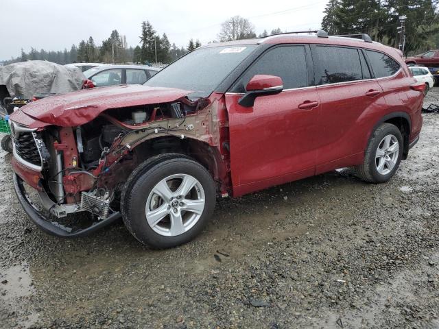 5TDGZRBHXNS229141 - 2022 TOYOTA HIGHLANDER XLE 红色 照片 1